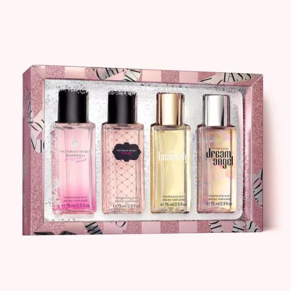 VICTORIA'S SECRET LUXURY FRAGRANCE MISTS 4 PIECE GIFT SET